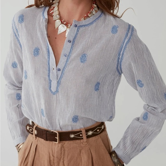 MAISON HOTEL PAISLEY BLOUSE - Picture 2 of 2